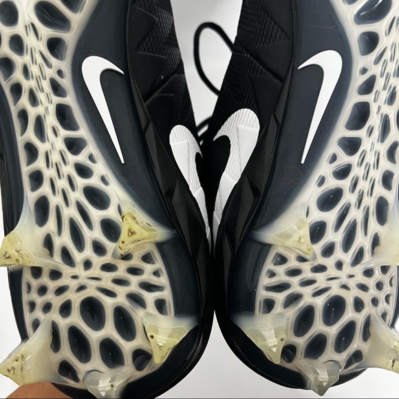 NWT MENS NIKE Alpha Menace Pro Low TD Black & White Football Cleats Size 15 - Picture 9 of 12